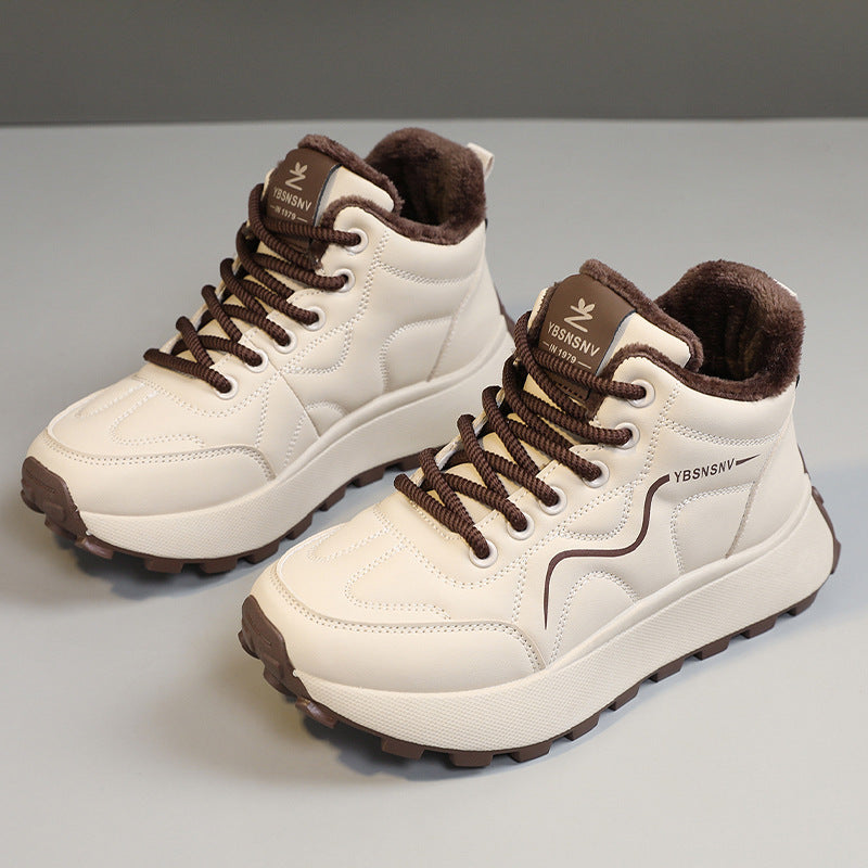 Damen High-Top Sneaker Warm Winter Schnee rutschfest