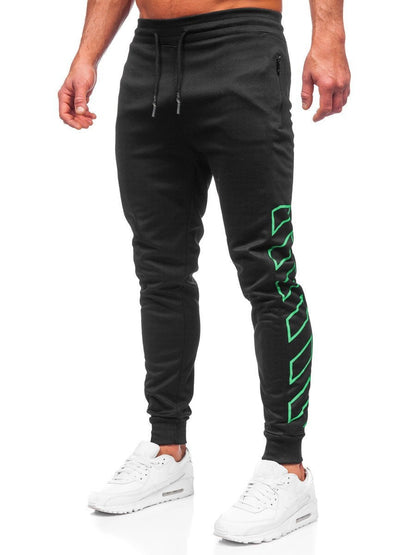 Herren Sporthose Funktionell Mit Reißverschlusstaschen Modern