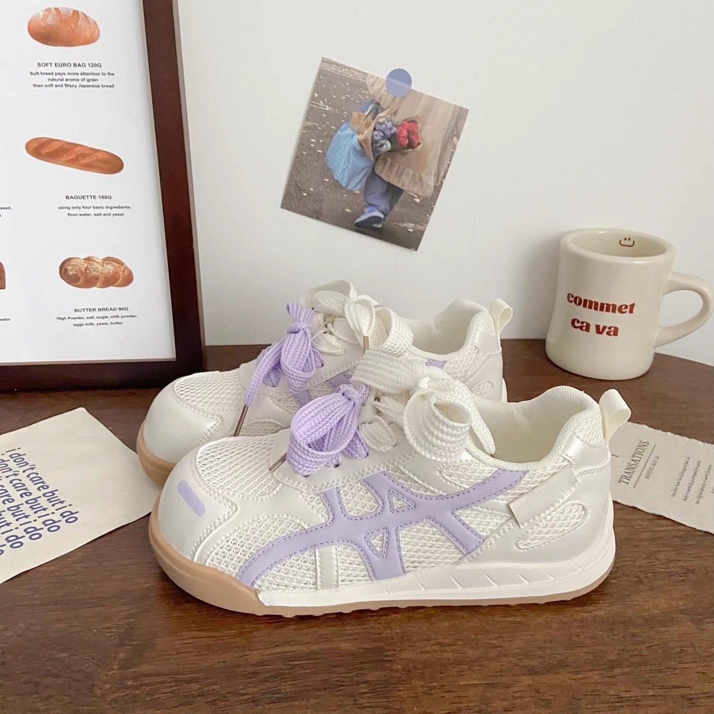 Damen Sneaker Leicht Atmungsaktiv mit Schnürsystem