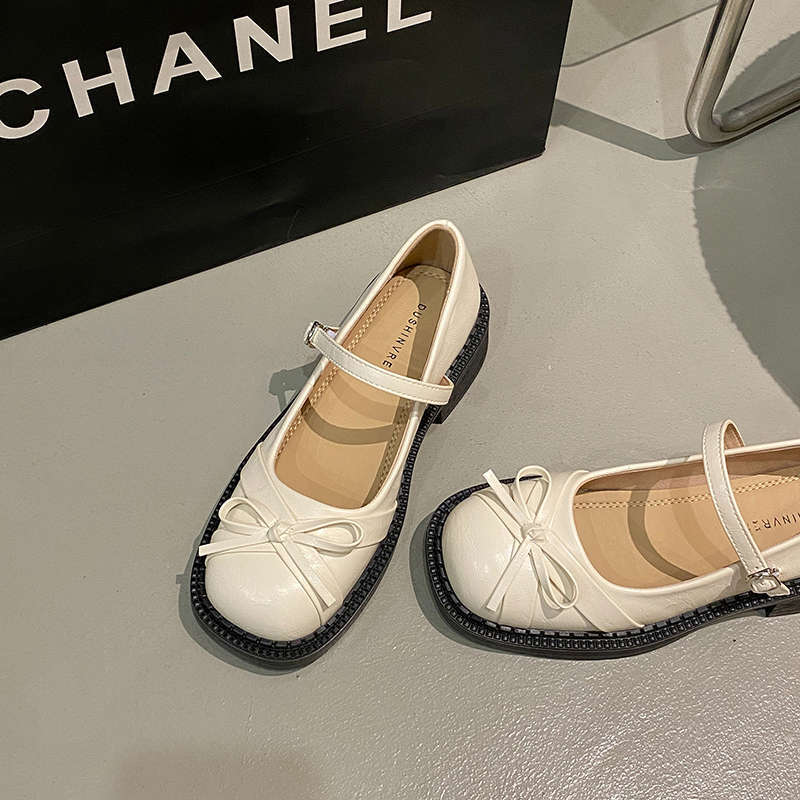 Damen Ballerinas Rutschfest Schleifen Detail Modern
