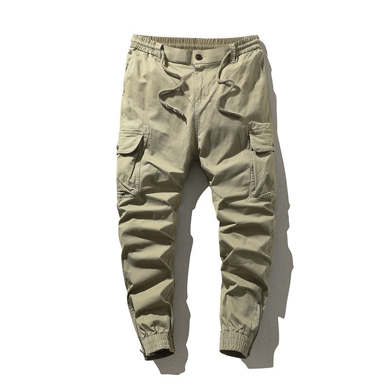 Herren Cargo-Hose elastisch mit Seitentaschen Bequem - BerlinGlamour