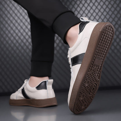 Damen Sneaker Leder Elegant Rutschfest