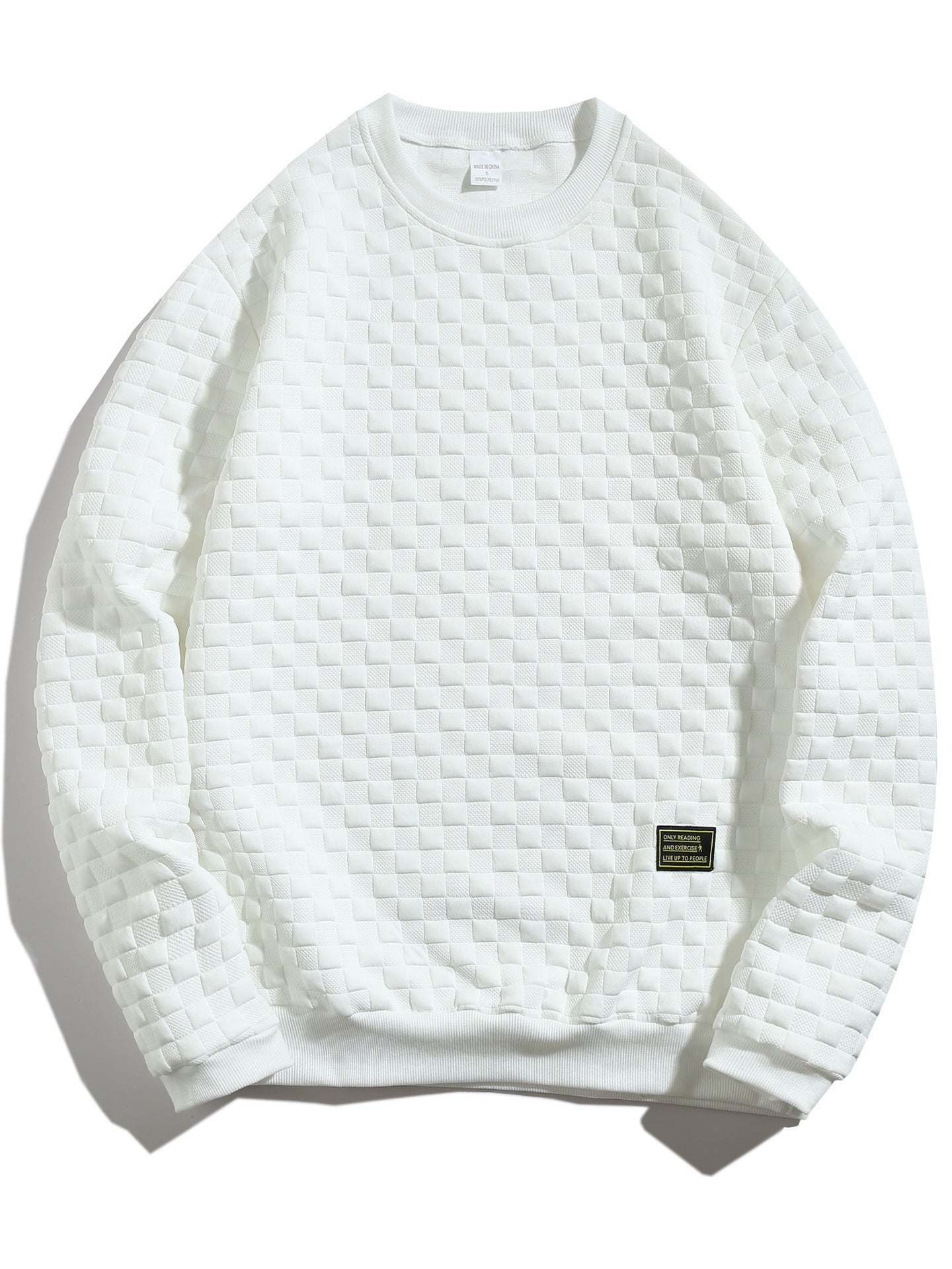 Herren Sweater Lässig Rundhals Elastisch Modern