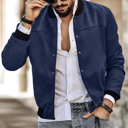 Herren Bomberjacke Sportlich Mit Taschen Modern