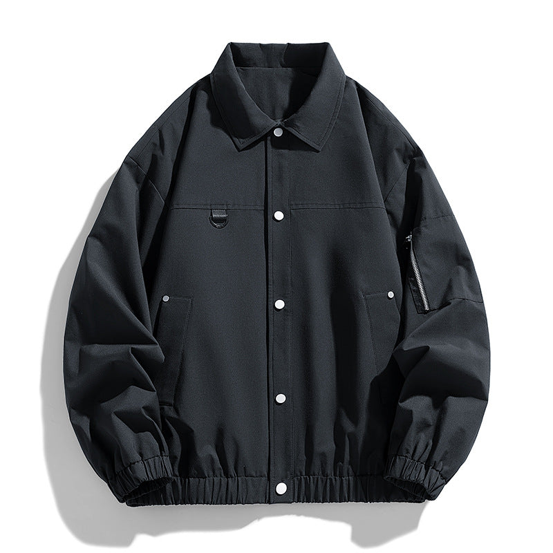 Herren Übergangsjacke Lässig Funktional Wasserdicht