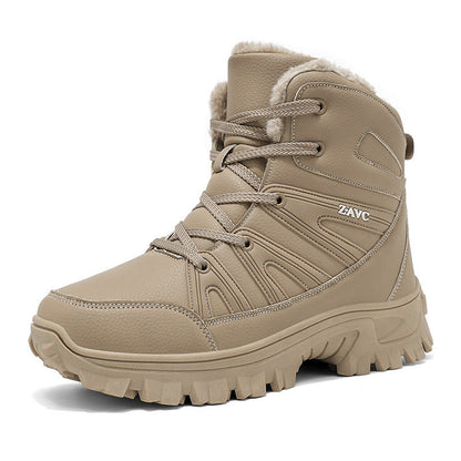 Damen Winterstiefel Warmfutter Rutschfest Schnell Schnürsystem