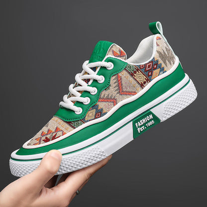 Damen Sneaker Trendy Freizeitschuhe Tribal Design