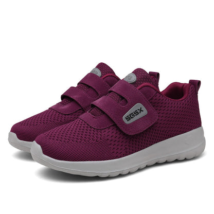 Damen Sportschuhe Atmungsaktiv Mesh Klettverschluss