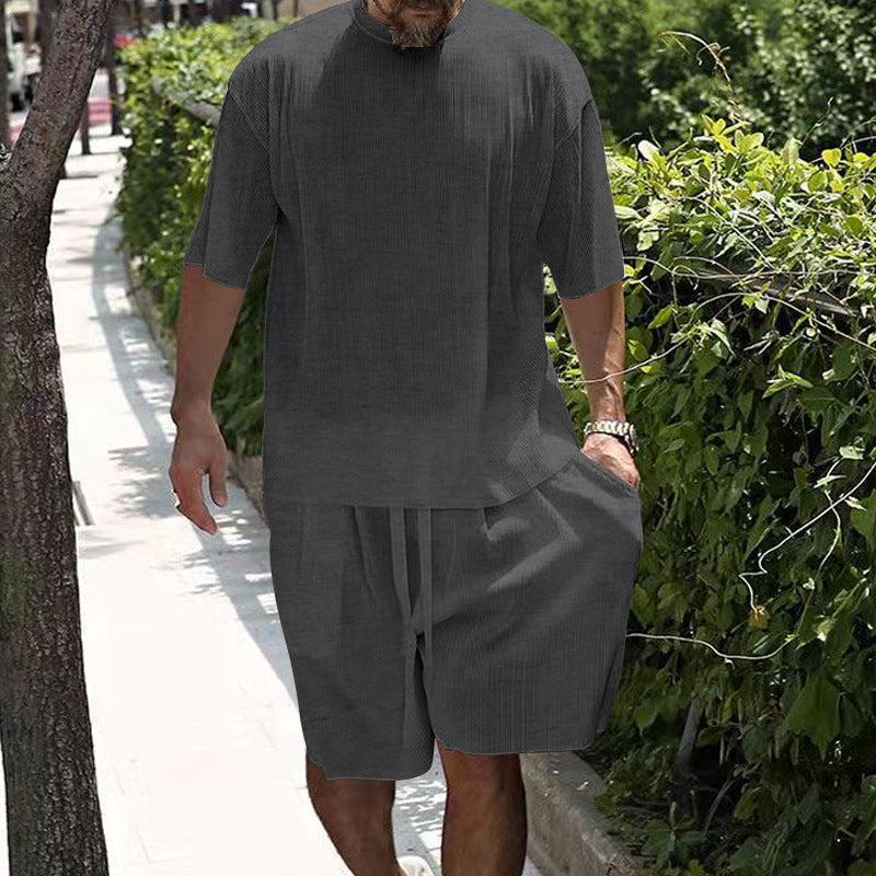 Herren Shorts Set atmungsaktiv Leicht Sommer