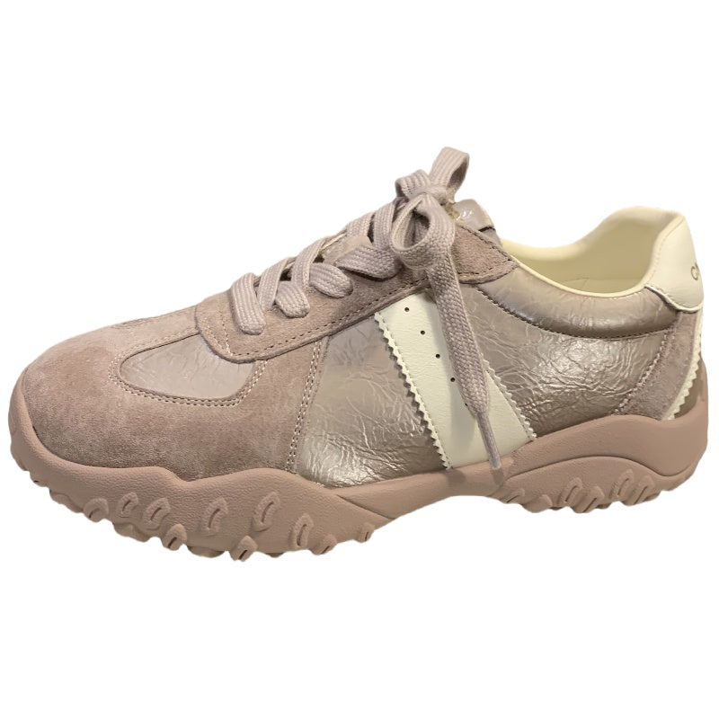 Damen Sneaker Weich Wildleder Bequem Laufschuhe