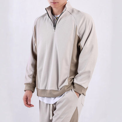 Herren Funktionspullover Atmungsaktiv Halbzipper Sportlich