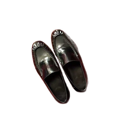Damen Loafers Elegante Rüschenschuhe Damenmodell