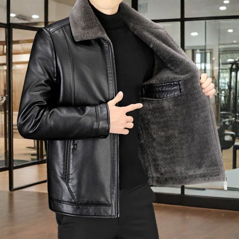 Lederjacke Herren Modisch Mit Weichem Innenfutter - BerlinGlamour