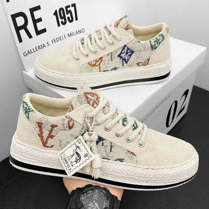 Damen Sneaker Bequem Modern Jute Details