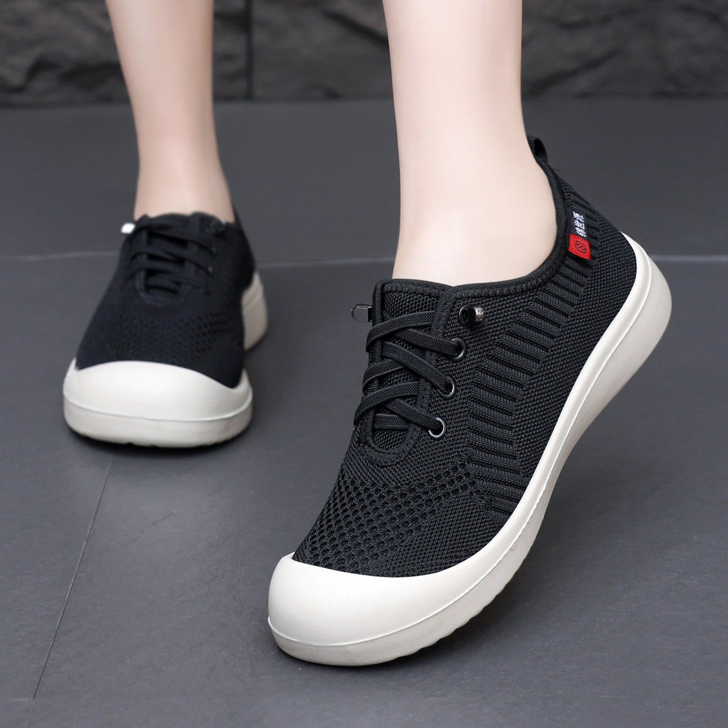 Damen Freizeitschuhe Leicht Atmungsaktiv Elastisch Sportlich