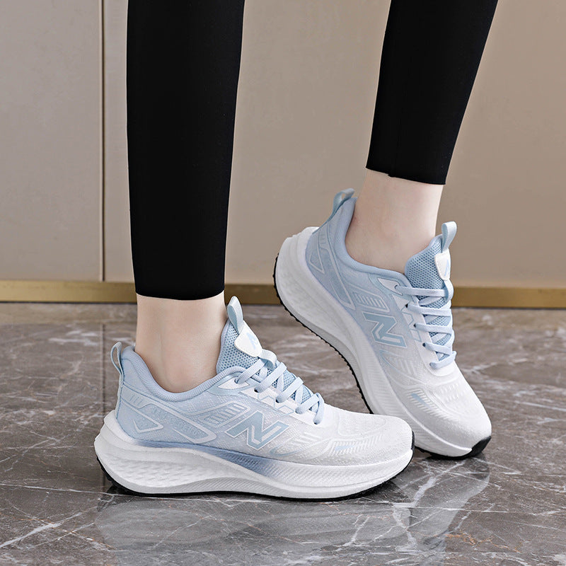 Damen Laufschuhe Atmungsaktiv Mesh Sneaker Sport