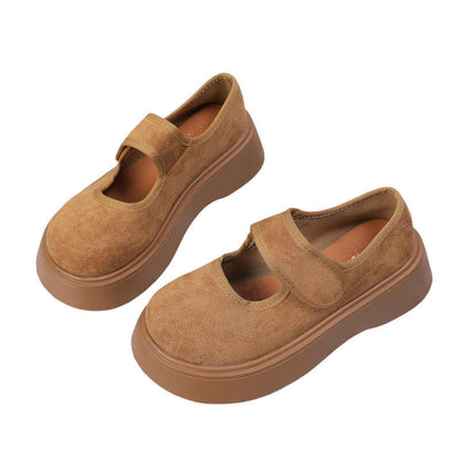 Damen Mokassinschuhe Bequem Keilabsatz Verstellbar