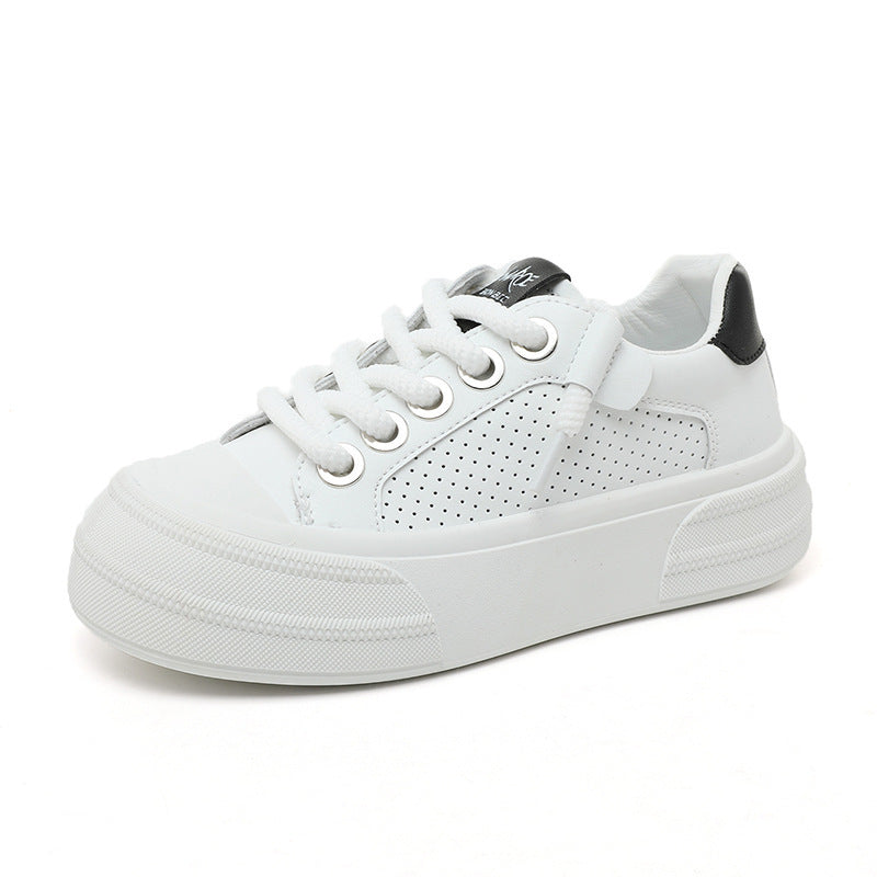 Damen Sneaker Freizeit Schuhe Perforiert Modern - BerlinGlamour