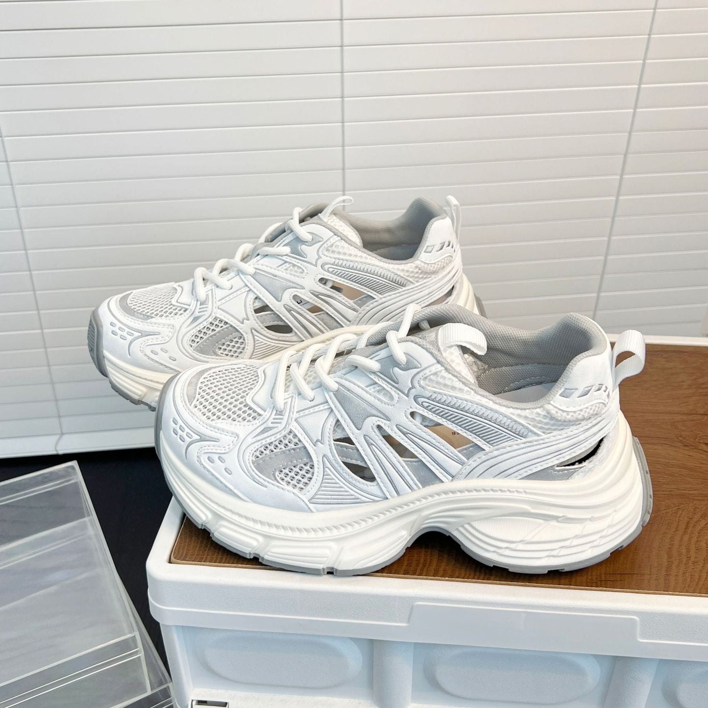 Damen Sneaker Komfortabel Luftpolstersystem Moderne Schuhe
