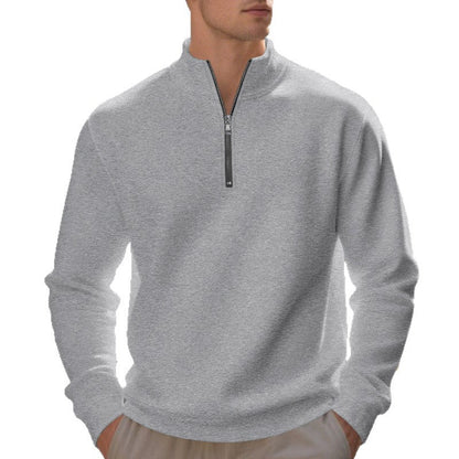 Herren Sportpullover atmungsaktiv mit Reißverschluss Modern