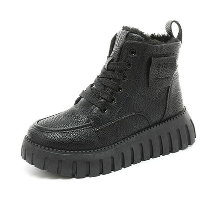 Damen Winterstiefel Kunstfell Rutschfest Elegant