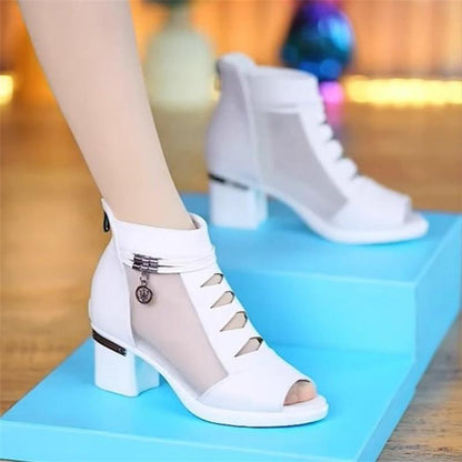 Damen Stiefeletten atmungsaktiv bequem Heidi Mode