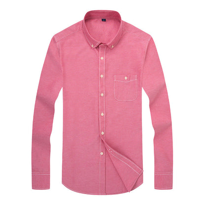 Herren Hemd Business Style Button Down Kragen