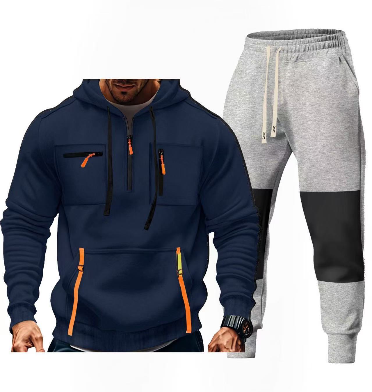 Herren Sportbekleidungsset Funktionstaschen Sportlich Modern