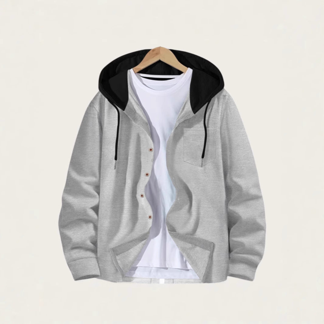 Herren Kapuzenjacke Lässig Mit Hoodie Modern