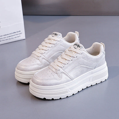 Damen Sneaker Sportlich Lässig Dicke Sohle