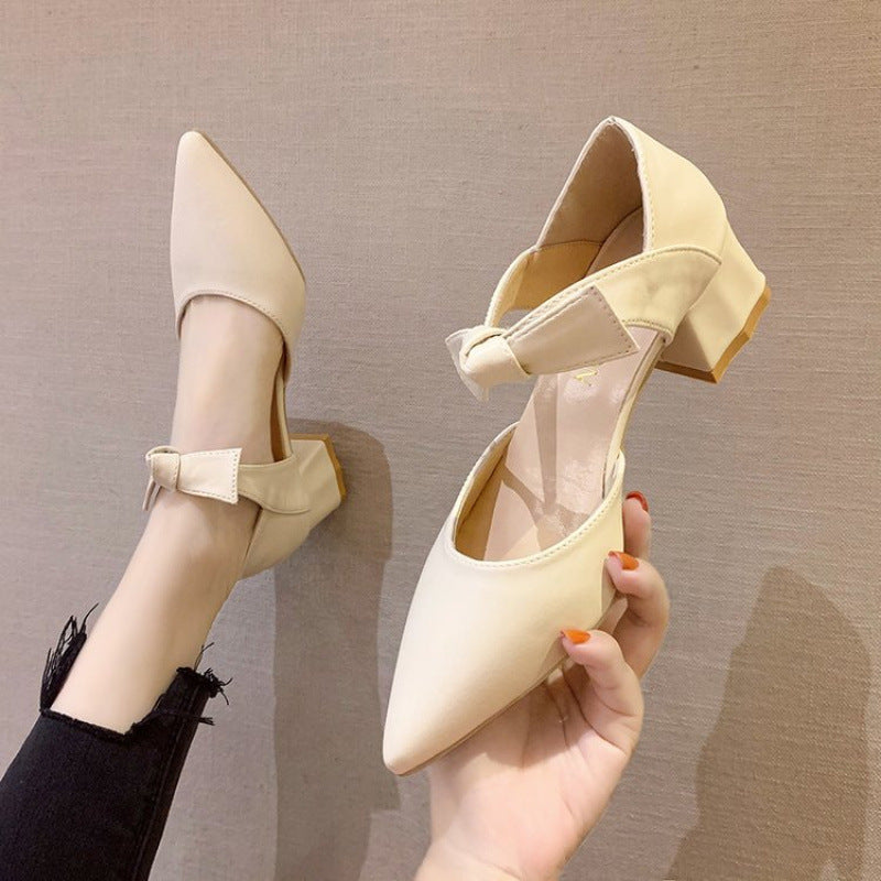 Elegante Damen Slingpumps mit Schleife Hochhackig - BerlinGlamour
