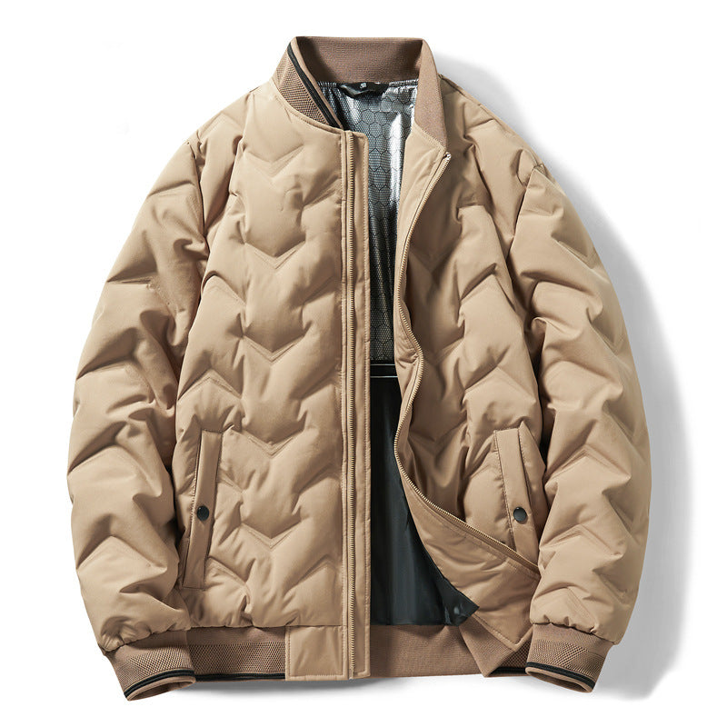 Herren Winterjacke Isoliert Gesteppt Warm