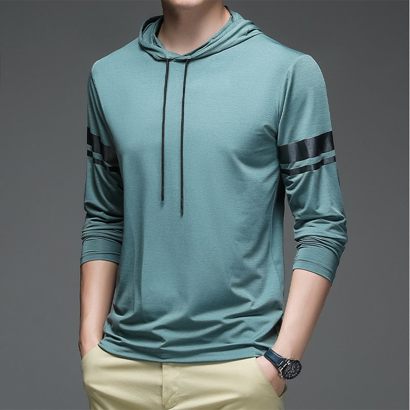Herren Sport Hoodie atmungsaktiv Funktionsshirt Modern