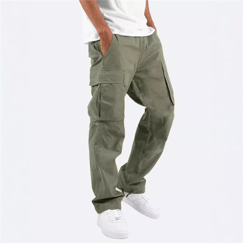 Herren Cargo-Hose Bequem Vielfach Taschen Relaxed Fit