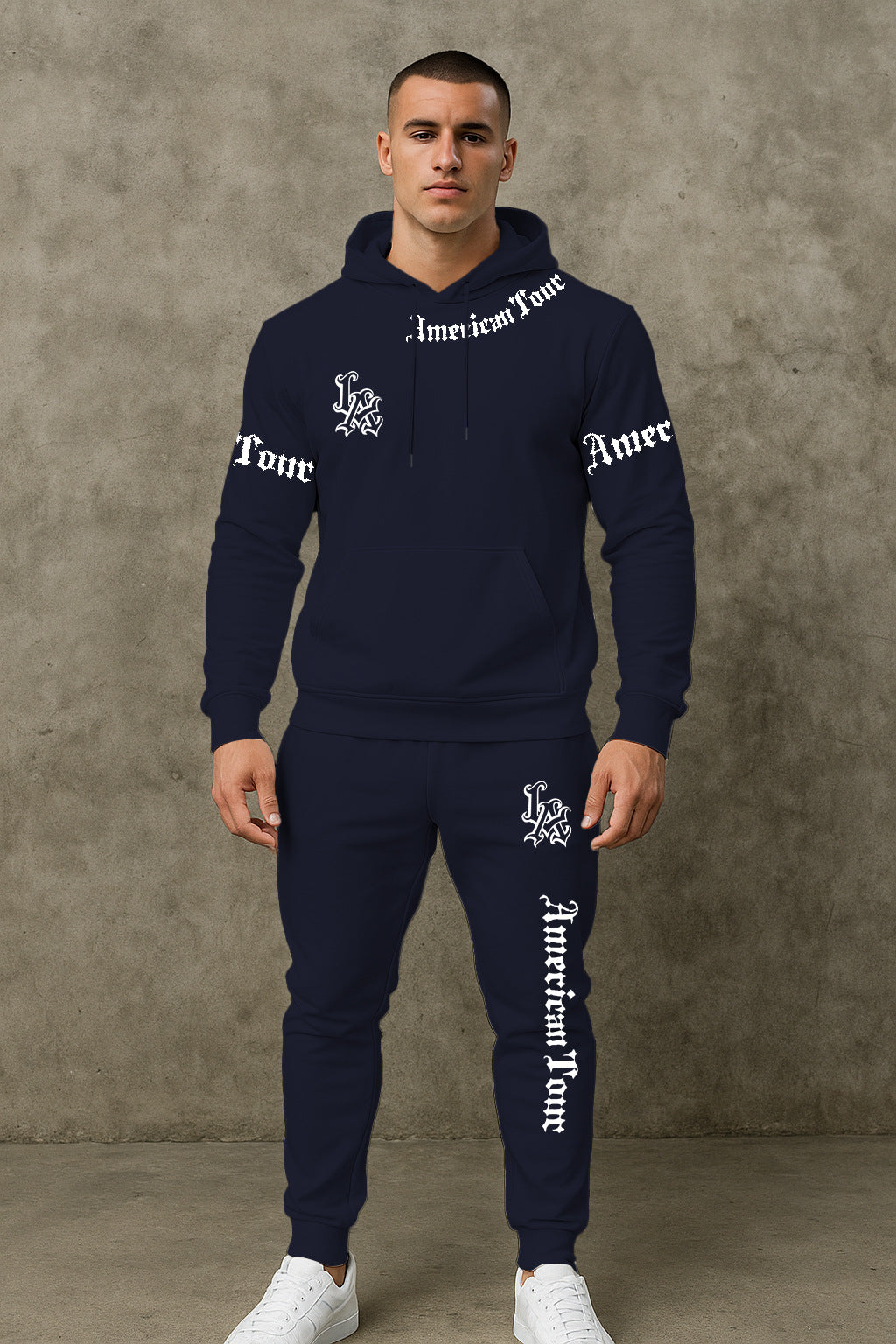 Herren Hoodie Set Jogginghose Streetwear Sportlich