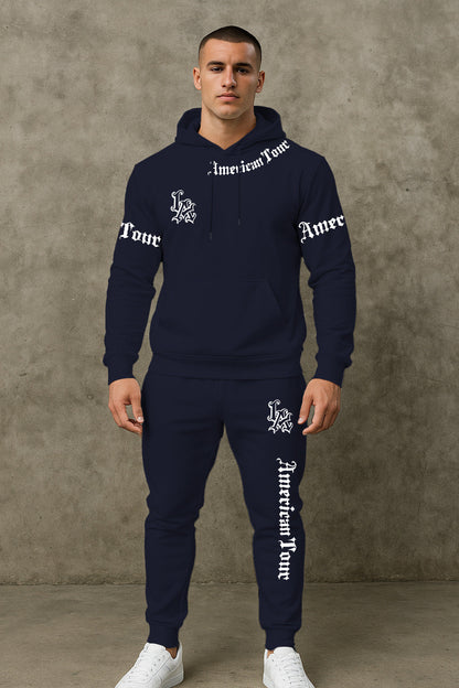 Herren Hoodie Set Jogginghose Streetwear Sportlich