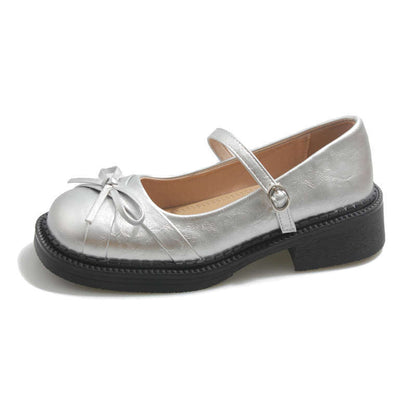 Damen Ballerinas Rutschfest Schleifen Detail Modern