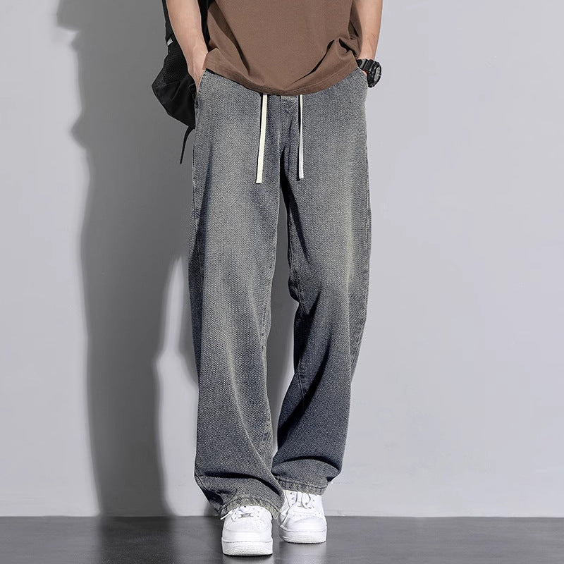 Herren Jeans Bequem Relaxed Fit Leger