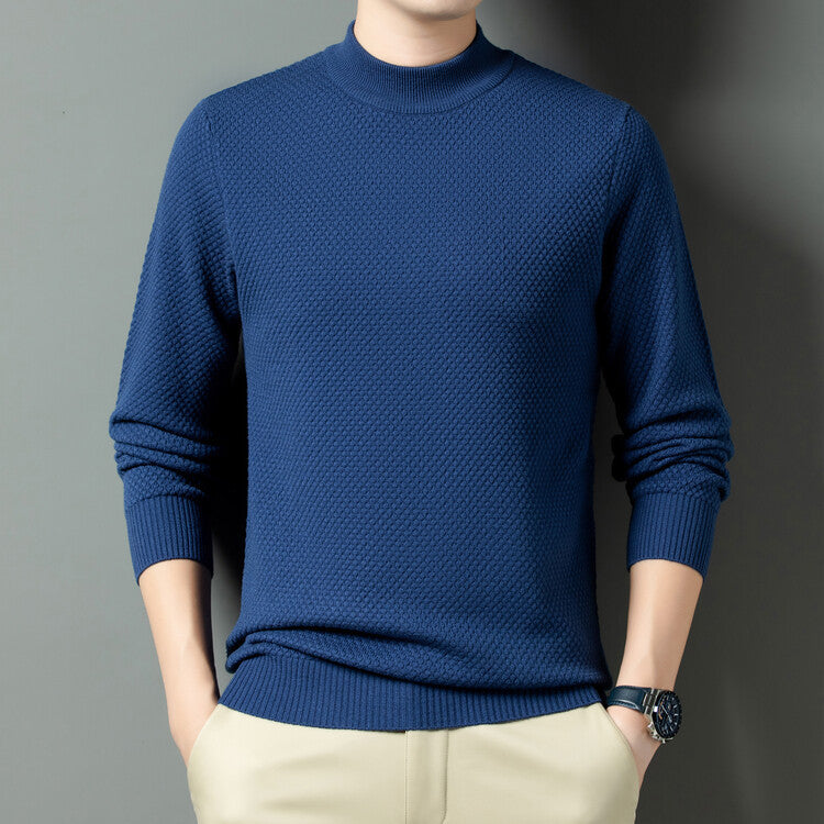 Herren Rollkragenpullover Hochwertig Baumwolle Berlin Stil - BerlinGlamour