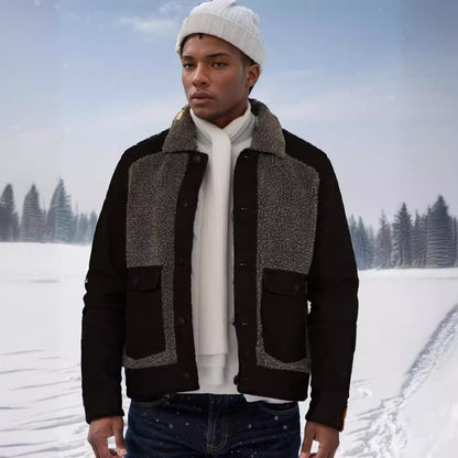 Lässige Herren Fleecejacke Bequem Warm