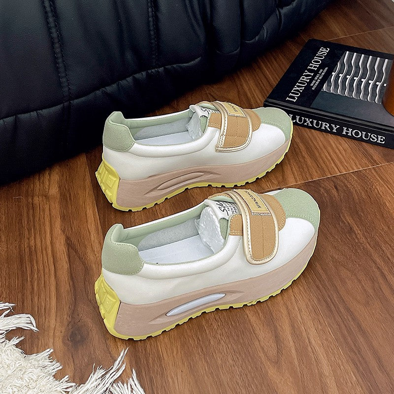 Damen Sneaker Plateau Schuhe Trendy Modisch