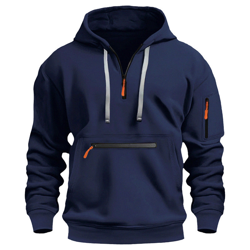 Funktionspullover Herren Sportlich Wasserabweisend