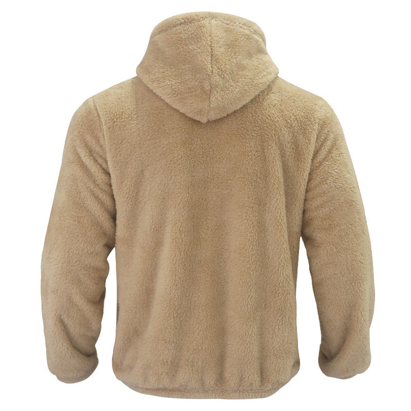 Herren Fleece Hoodie Warm Bequem StadtstyleType