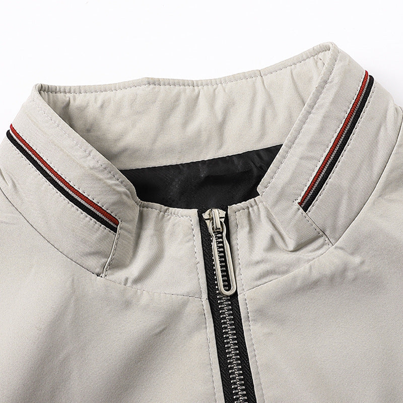 Herren Outdoor Jacke Sportlich mit Reißverschlusstaschen