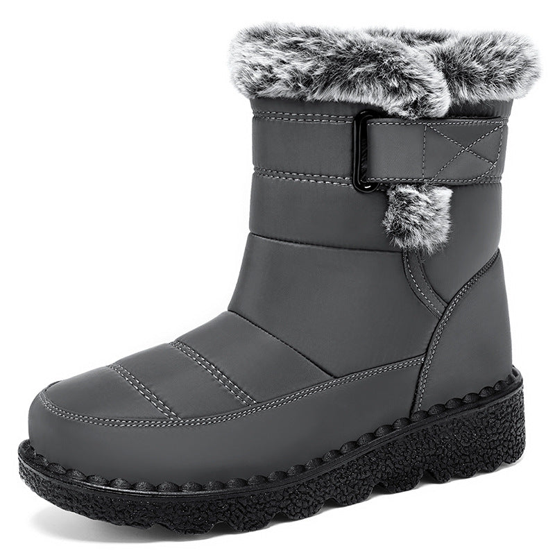 Damen Winterstiefel Warm Kuschelig Futter Rutschfest