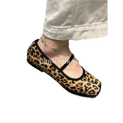 Damen Ballerinas Breiter Spann Elegantes Design