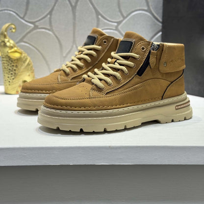 Damen Schnürboots Bequem Laufsohle Modisch