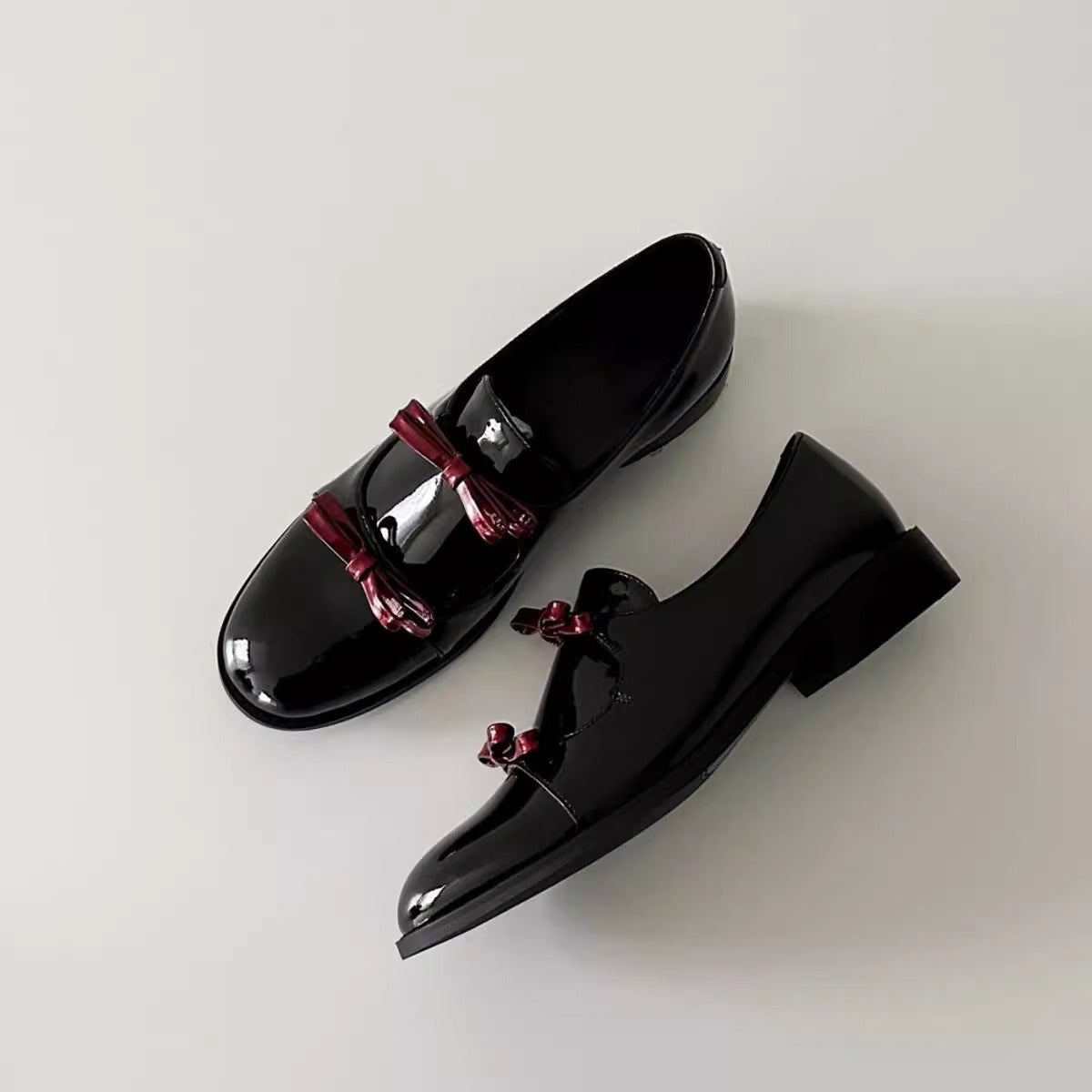 Elegante Damen Schnürschuhe mit Schnallen Schwarz - BerlinGlamour
