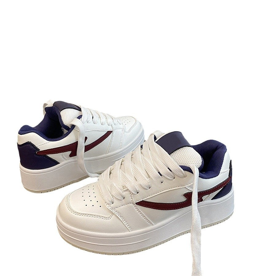 Damen Plateau Sneaker Modisch Hoch Einzigartig