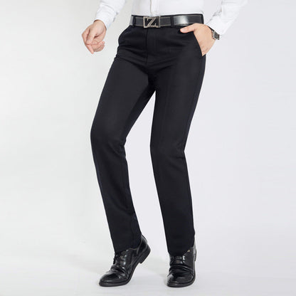 Herren Business-Hose Elegant Stretch Komfort Schwarz